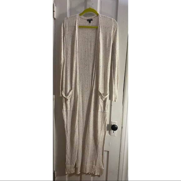 Express Sweaters - Express Cream and Black Duster - Size XS